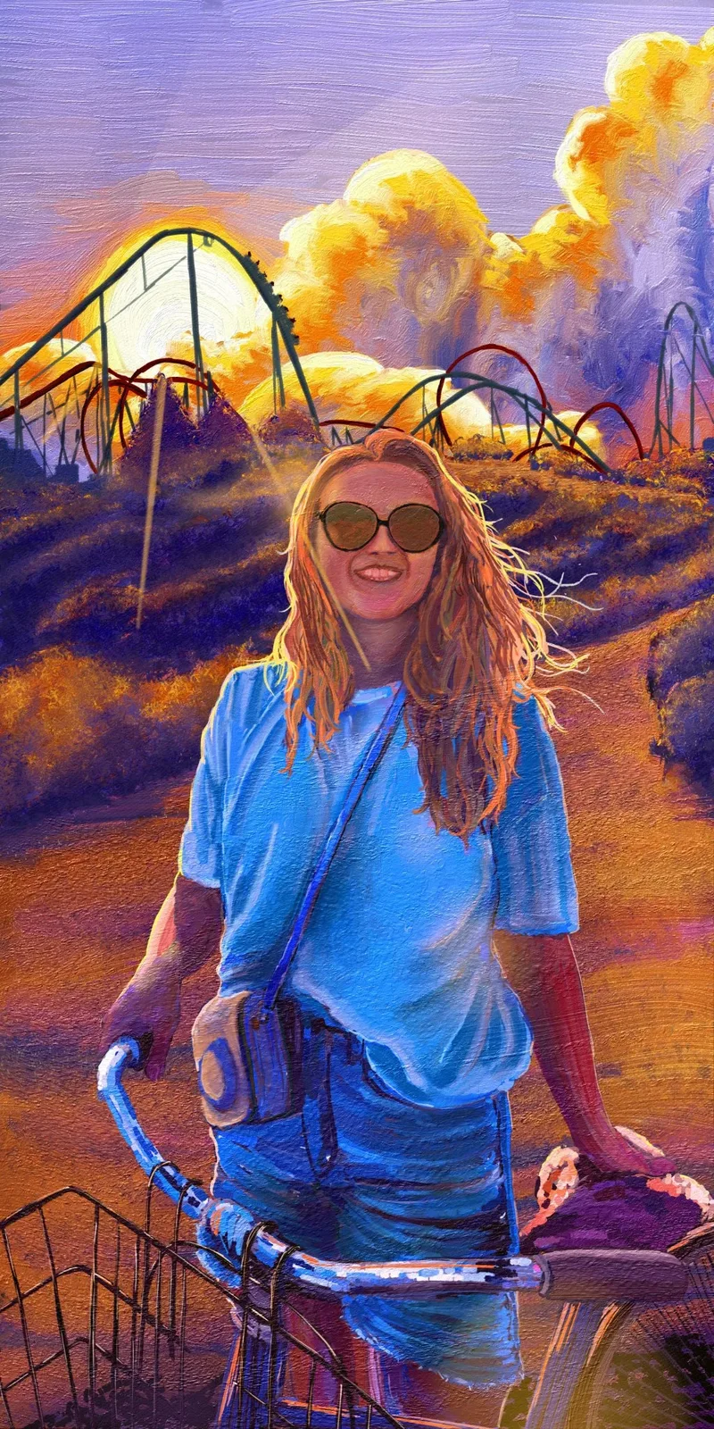 Hannah at Sunset
